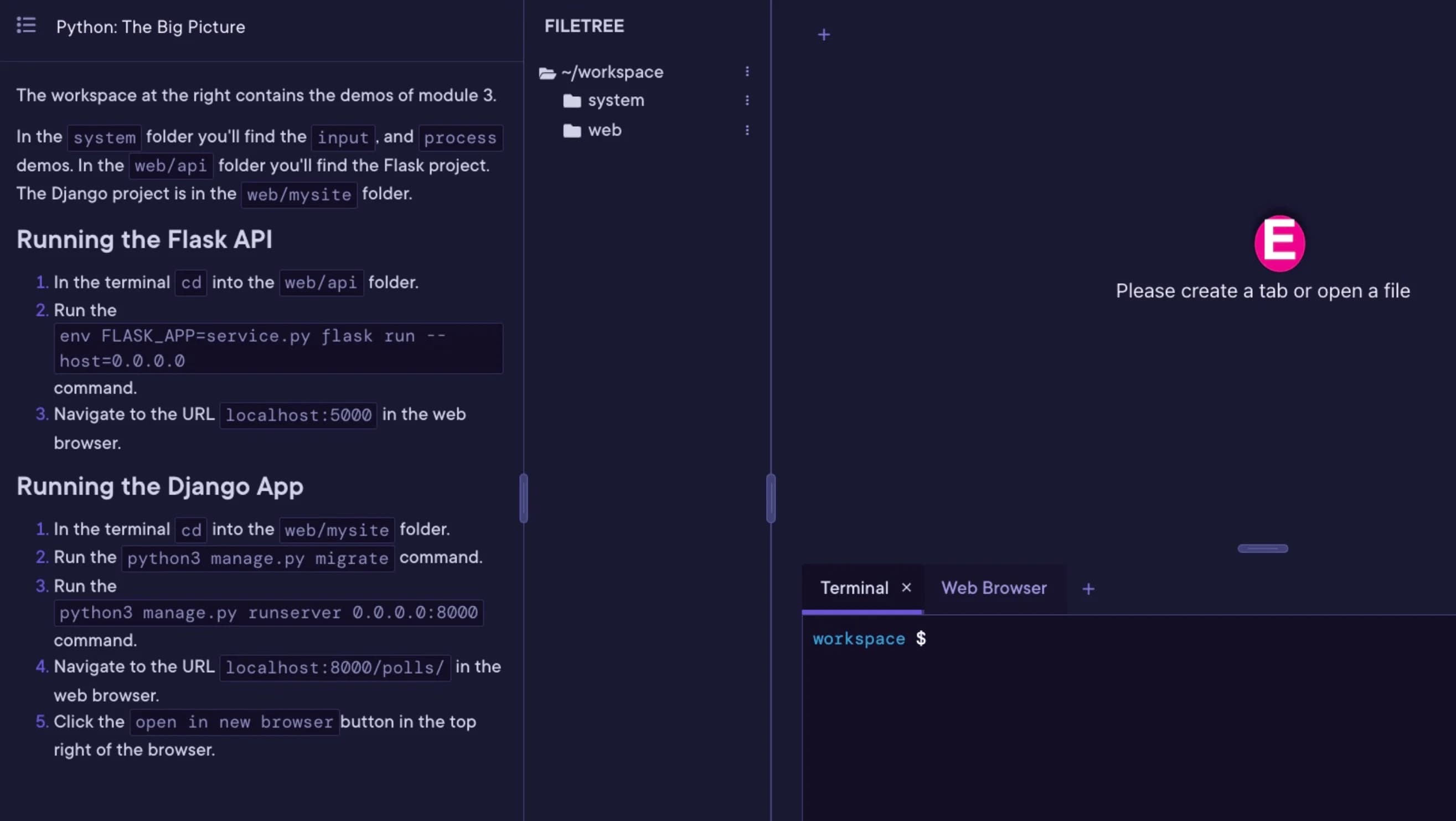 Pluralsight sandboxes