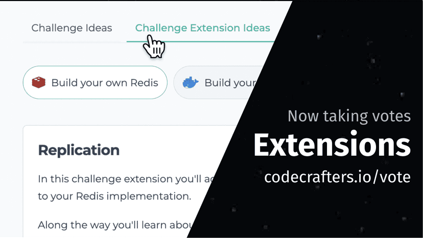 Vote for Challenge Extensions