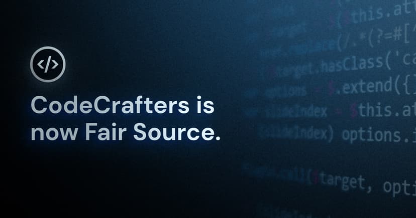 CodeCrafters is now fair source