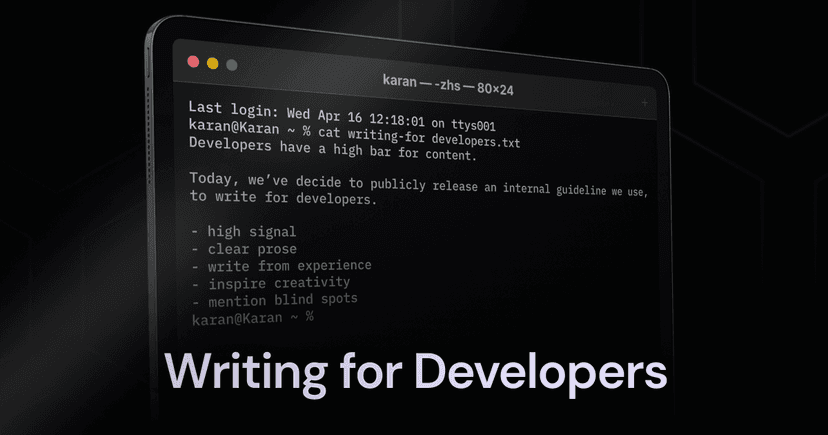 Writing for Programmers