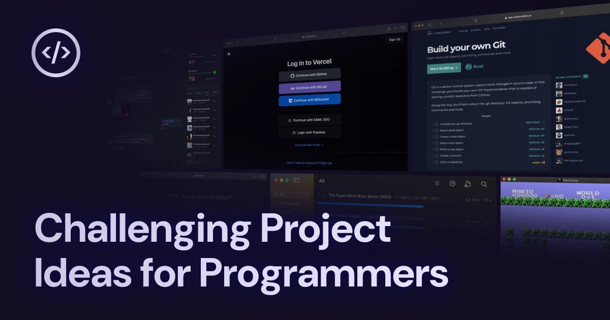 73 Programming Project Ideas to Inspire and Challenge You
