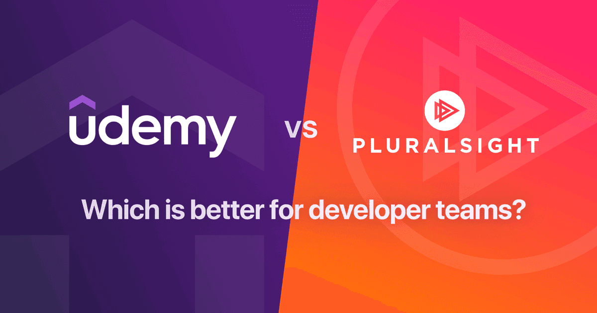 Udemy vs Pluralsight: Which is better for developer teams?