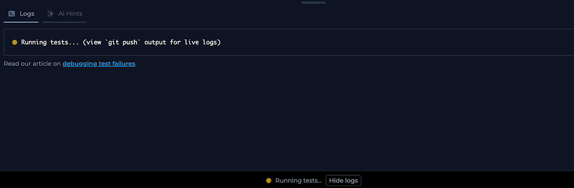 Frontend Logs
